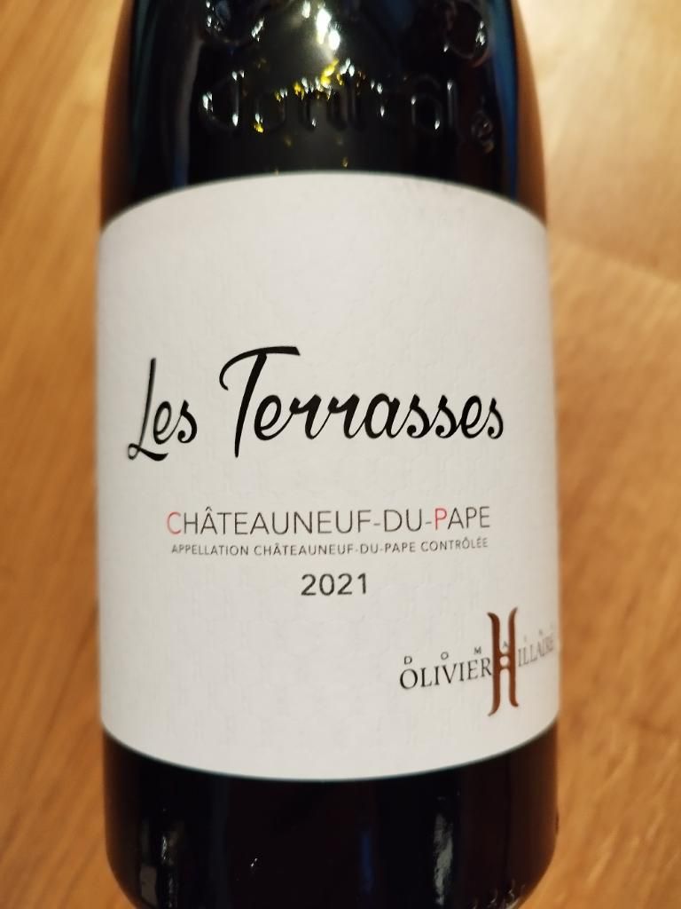 2021 Domaine Olivier Hillaire ChâteauneufduPape Les Terrasses, France, Rhône, Southern Rhône