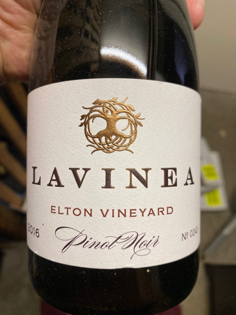 2016 LAVINEA Pinot Noir Elton Vineyard, USA, Oregon, Willamette Valley ...