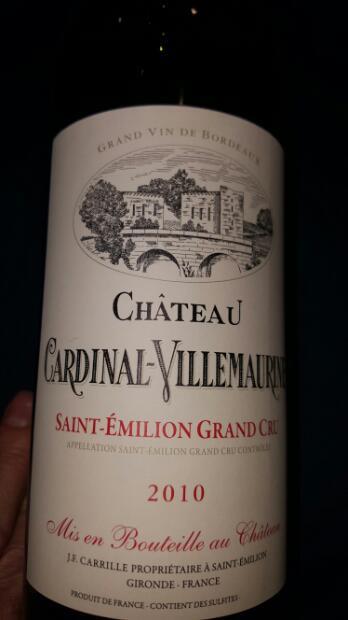 1995 Château Cardinal Villemaurine St. Émilion Grand Cru