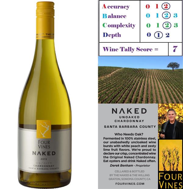 Four Vines Winery - Four Vines Naked Chardonnay Central 