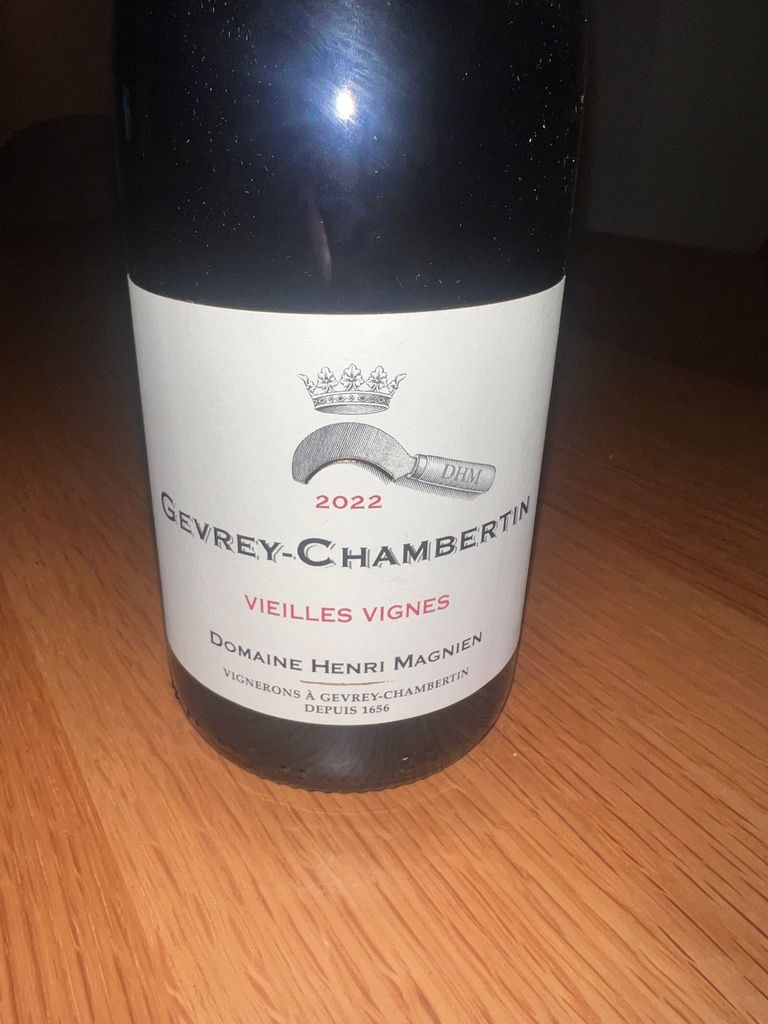 2022 Henri Magnien Gevrey-Chambertin Vieilles Vignes - CellarTracker