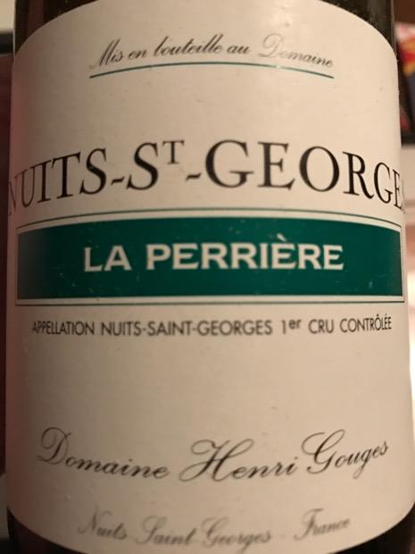 Nuits-St-Georges La Perrière 2011 750ml Perrière - Domaine Henri Gouges
