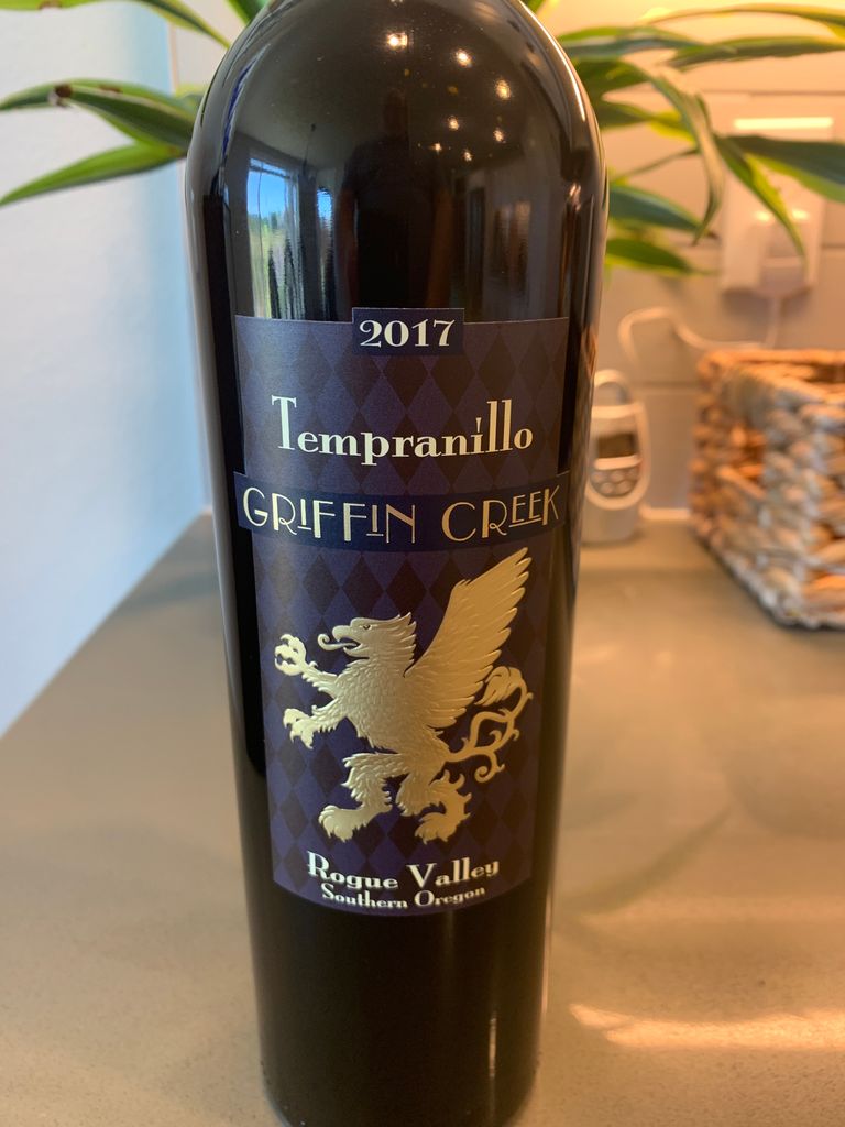2017 Griffin Creek Tempranillo, USA, Oregon, Southern Oregon, Rogue