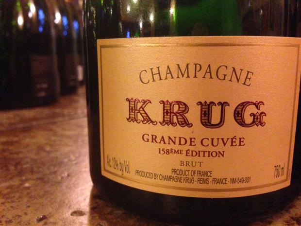 NV Krug Champagne Brut Grande Cuvée Edition 158eme, France 