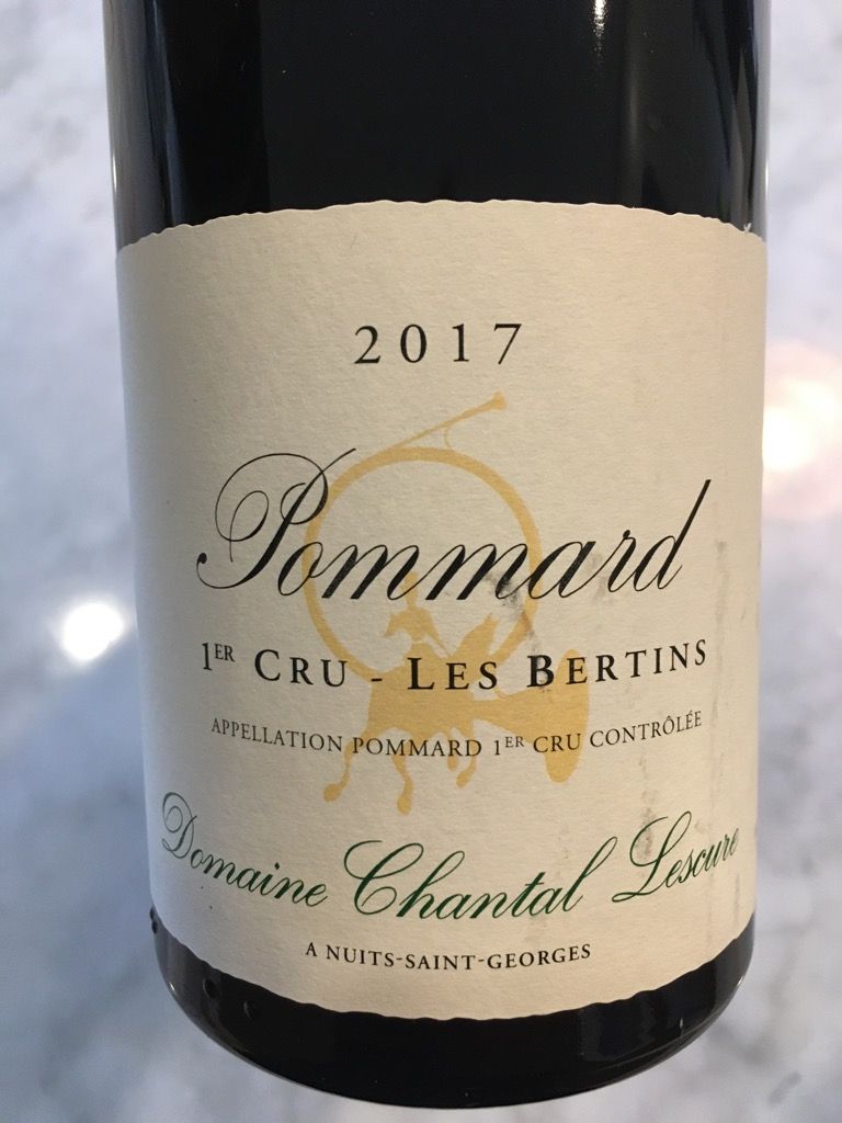 2017 Chantal Lescure Pommard 1er Cru Les Bertins