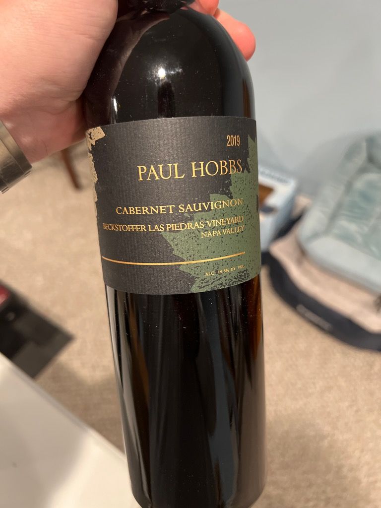 2019 Paul Hobbs Cabernet Sauvignon Beckstoffer Las Piedras Vineyard ...