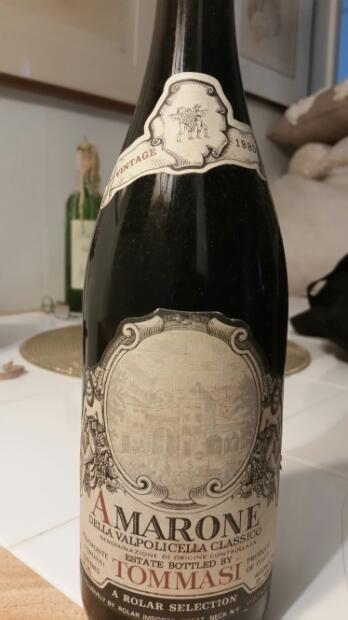 1985 Tommasi Amarone della Valpolicella Classico - CellarTracker