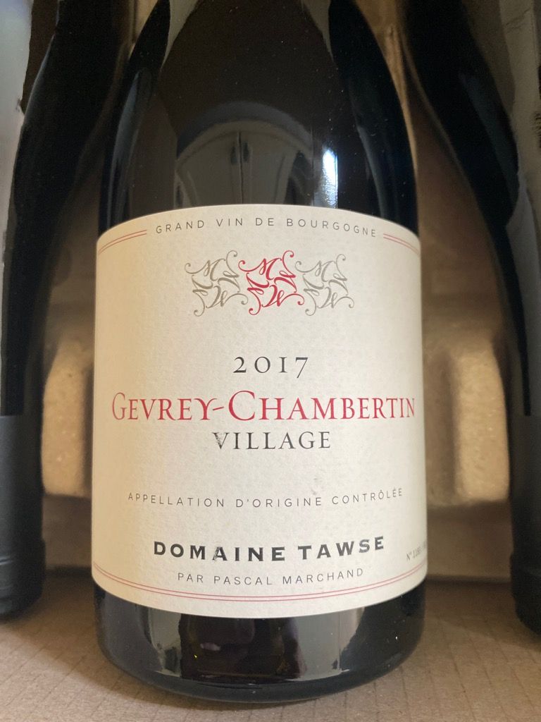 2017 Domaine Tawse Gevrey-Chambertin Village, France, Burgundy, Côte de ...