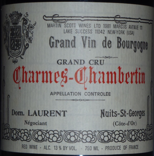 1995 Dominique Laurent Charmes-Chambertin - CellarTracker