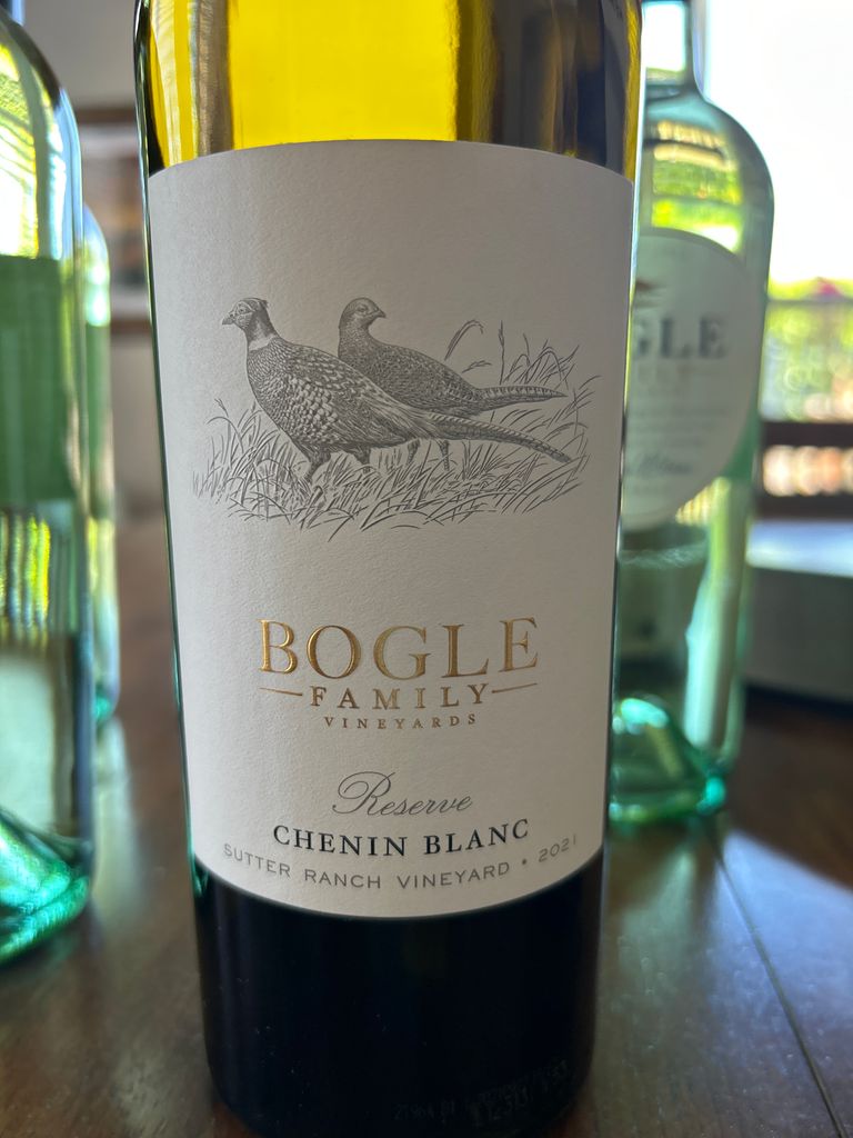 Sutter Ranch 2021 Bogle Vineyards Chenin Blanc Reserve Sutter Ranch Vineyard, USA ...