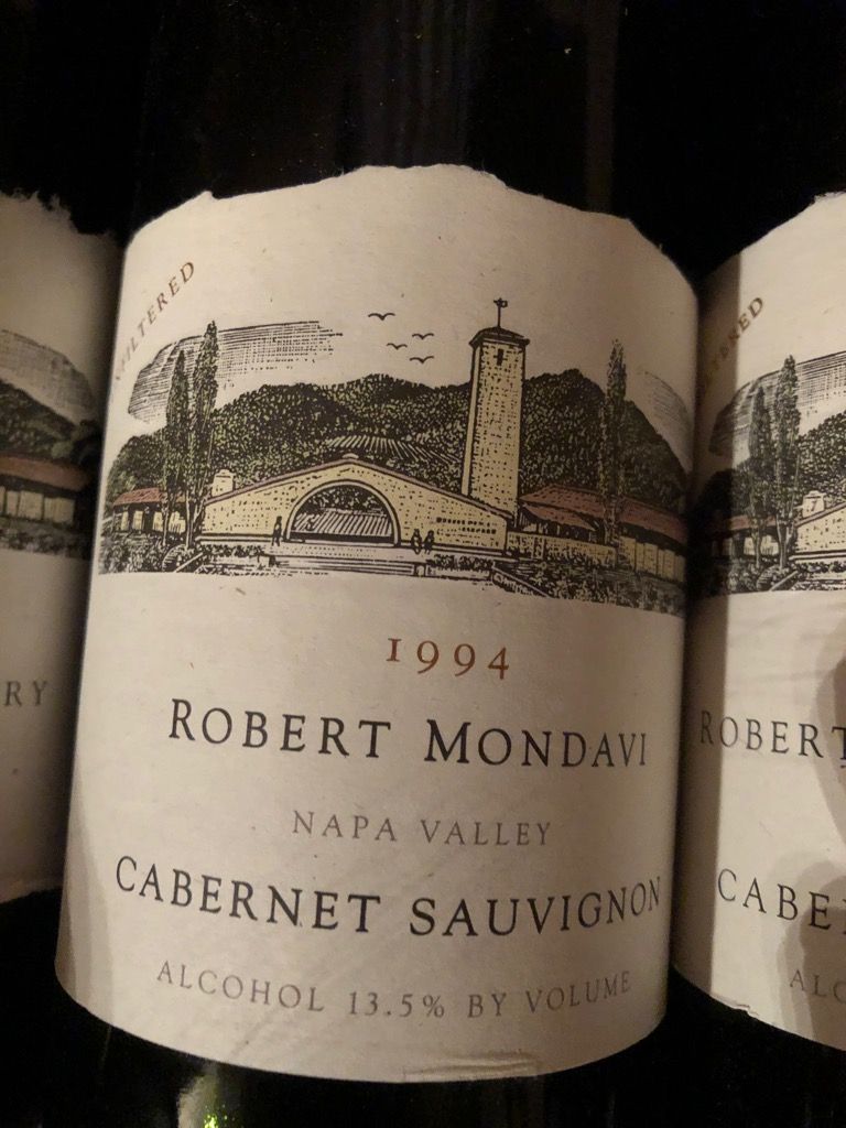 1995 Robert Mondavi Winery Cabernet Sauvignon Reserve