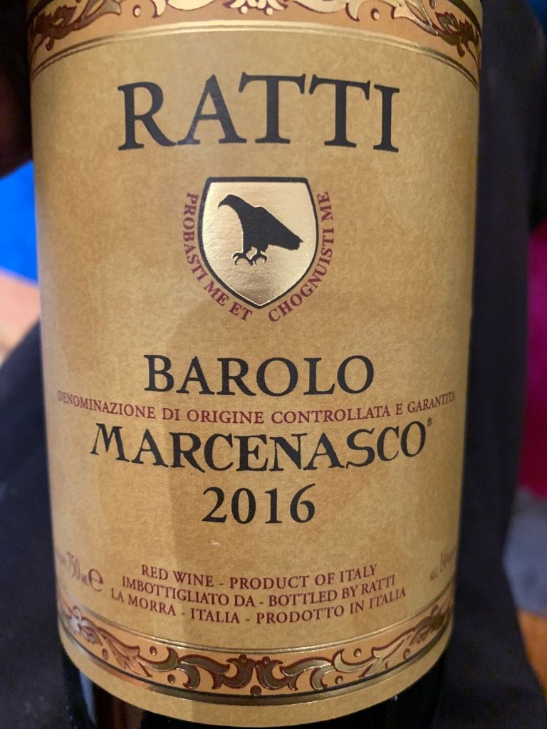Renato CellarTracker 2017 Ratti Marcenasco Barolo -