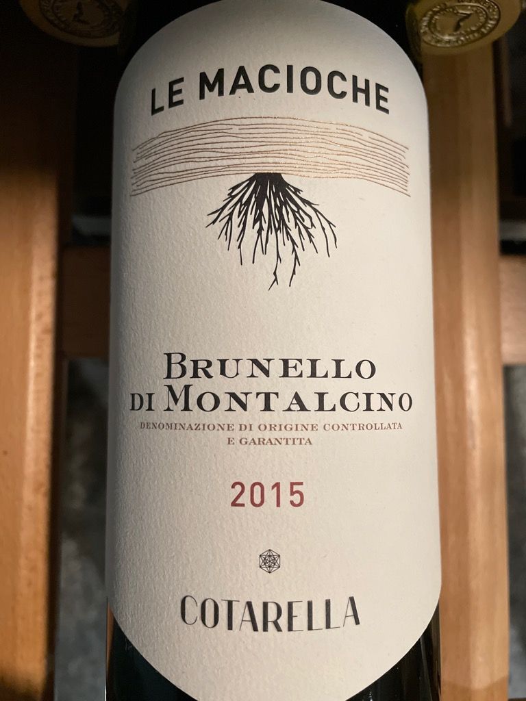 2015 Famiglia Cotarella Brunello di Montalcino Le Macioche, Italy ...