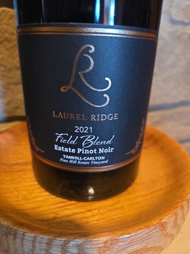 2022 Laurel Ridge Vineyard Pinot Noir Field Blend Finn Hill Vineyard ...