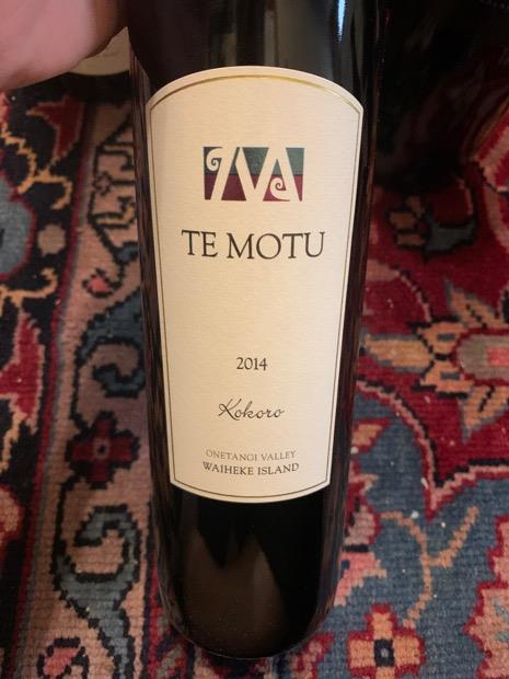 2013 Te Motu Kokoro - CellarTracker