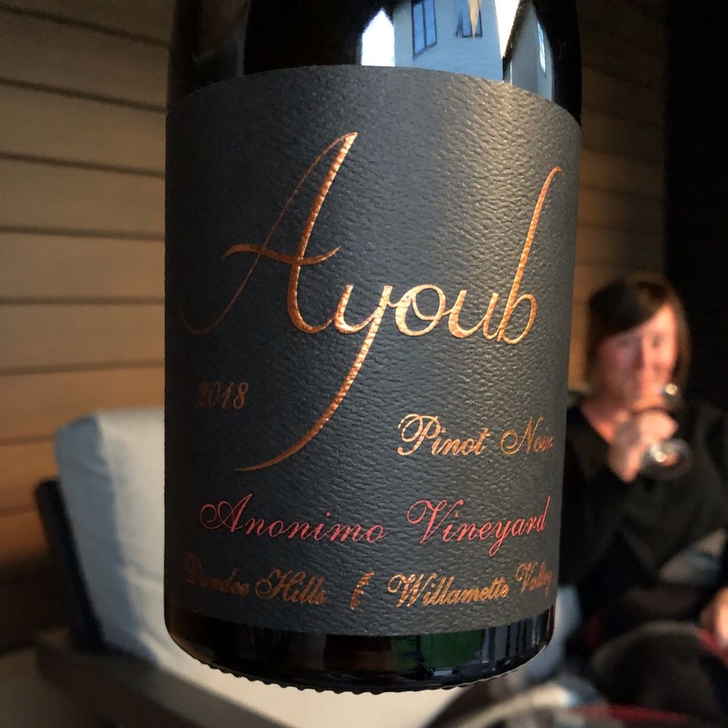 2018 Ayoub Pinot Noir Anonimo Vineyard CellarTracker