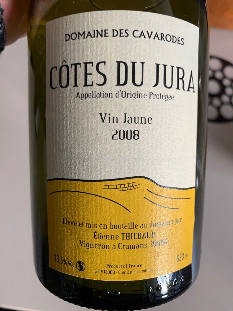 Cavarodes Côtes du Jura Vin Jaune 2014