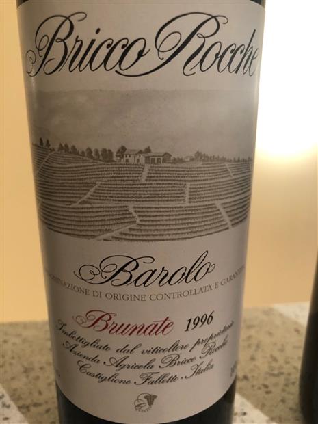 1996 Azienda Bricco Rocche Ceretto Barolo Brunate CellarTracker