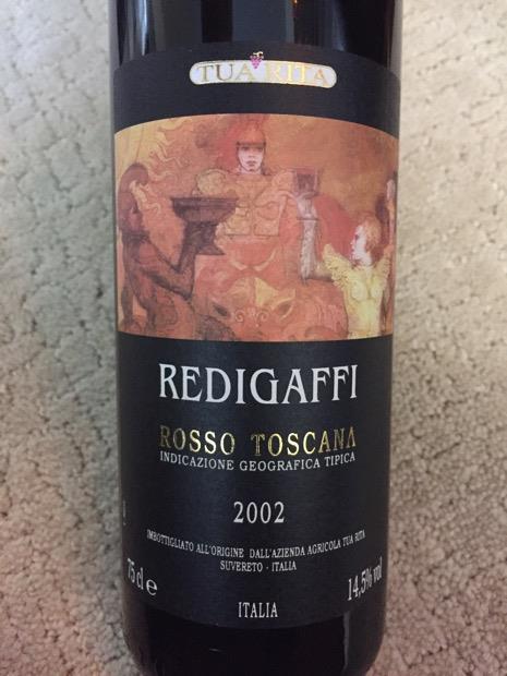 2002 Tua Rita Redigaffi Toscana IGT - CellarTracker