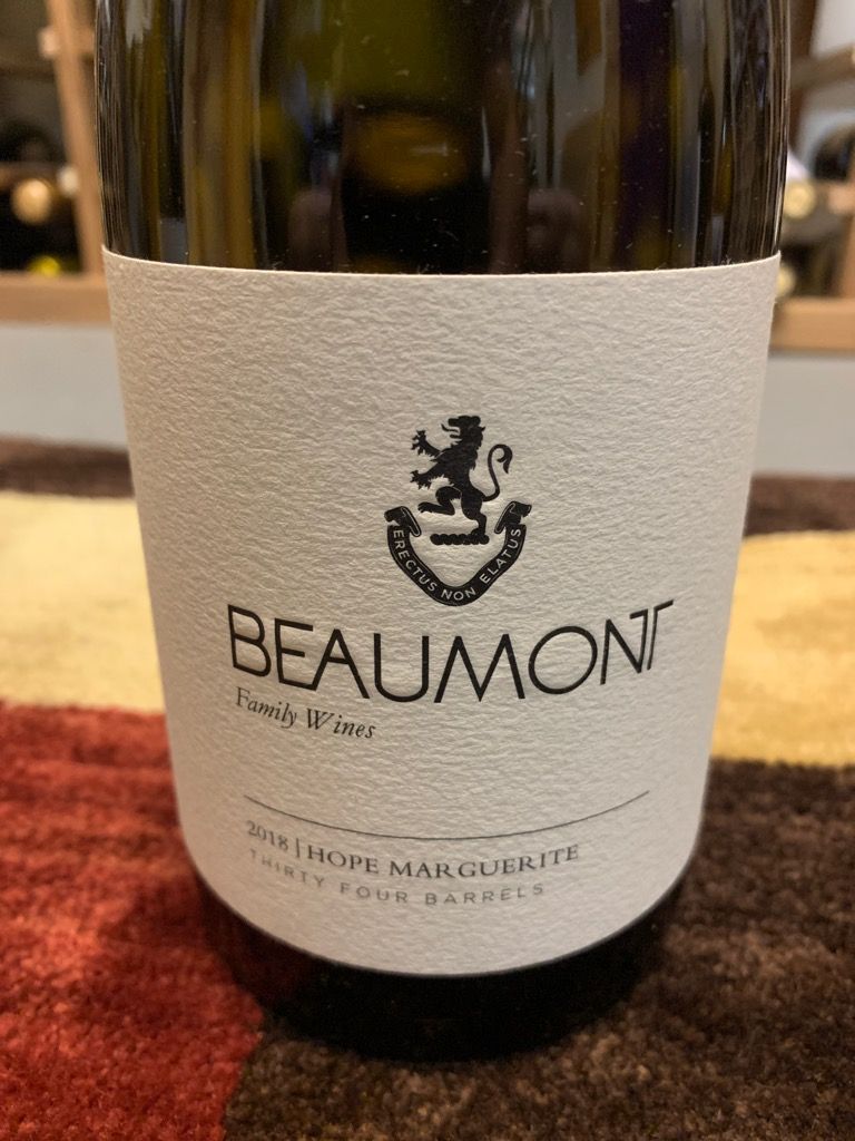 2018 Beaumont Wines Hope Marguerite CellarTracker