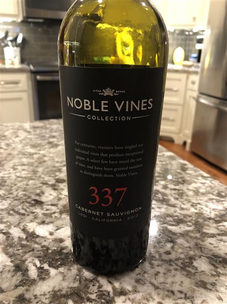 Noble vines 337 cabernet sauvignon outlet 2013