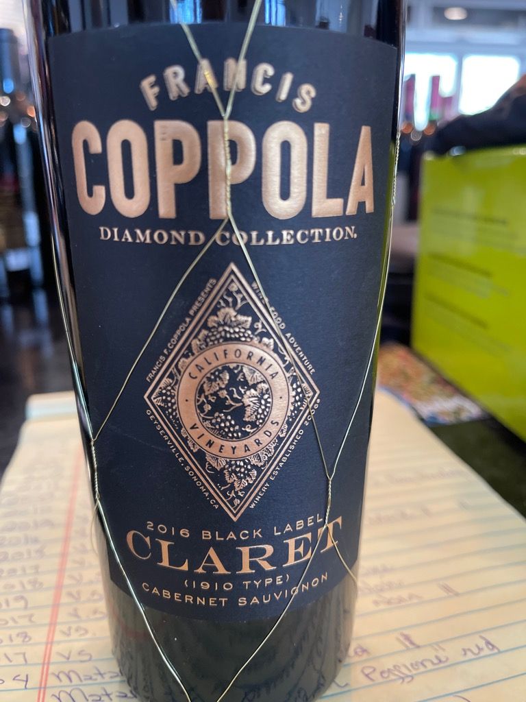 coppola wine claret 2017