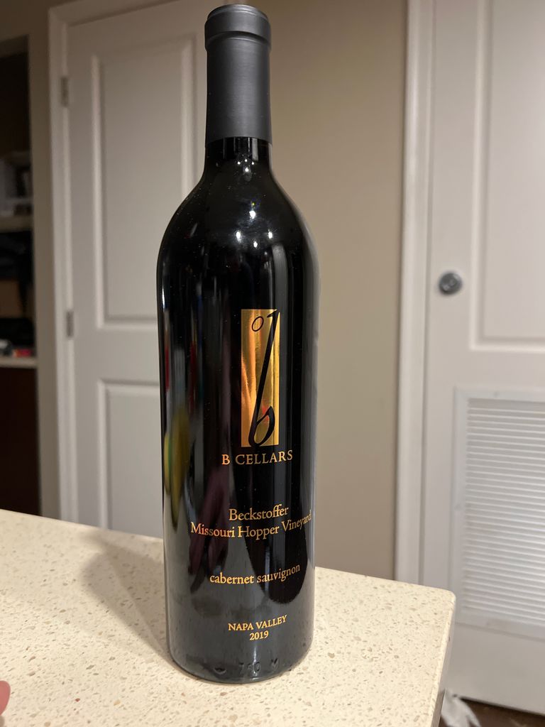 2019 B Cellars Cabernet Sauvignon Beckstoffer Missouri Hopper Vineyard ...