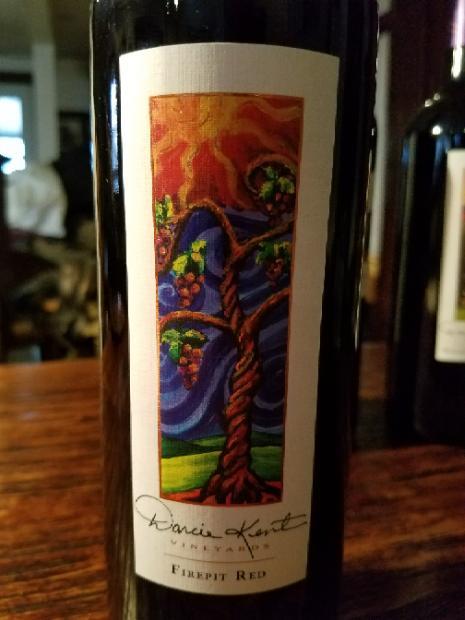 2014 Darcie Kent Vineyards Firepit Red Usa California San