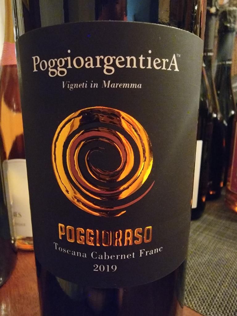 2019 Poggio Argentiera Cabernet Franc Poggioraso, Italy, Tuscany ...