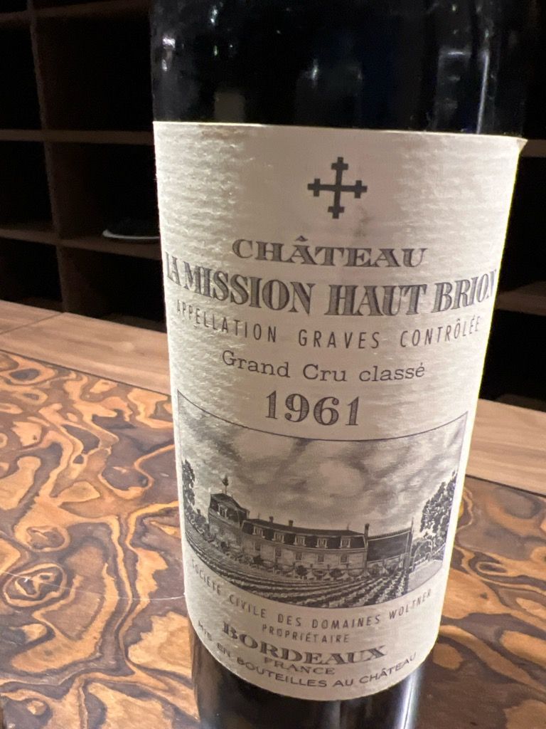 1961 Château La Mission Haut-Brion - CellarTracker