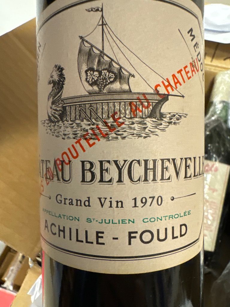 シャトー 0 | 1972年ワイン （シャトー・ベイシュベル Beychevelle
