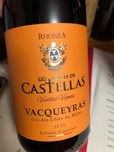 2009 Vignerons de Caract re Vacqueyras Les Hauts du Castellas