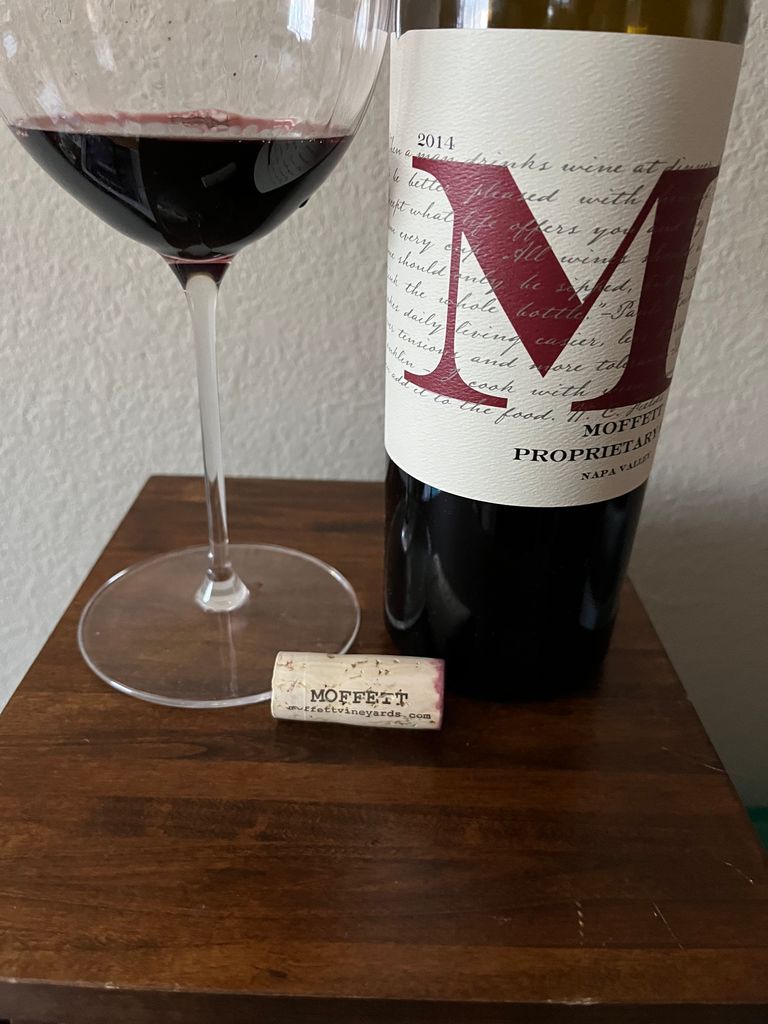 2014 Moffett Vineyards Proprietary Red, USA, California, Napa Valley