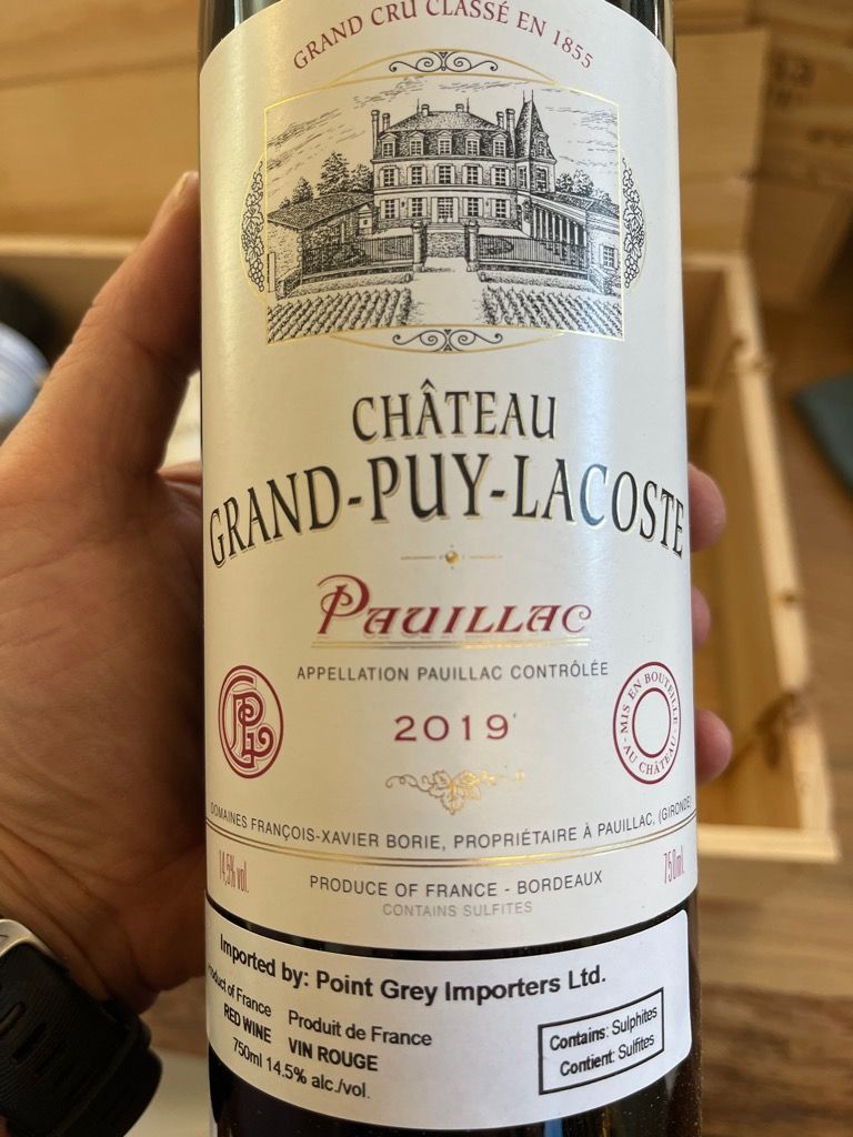 2022 Pauillac by Château Grand-Puy-Lacoste, France, Bordeaux, Médoc ...