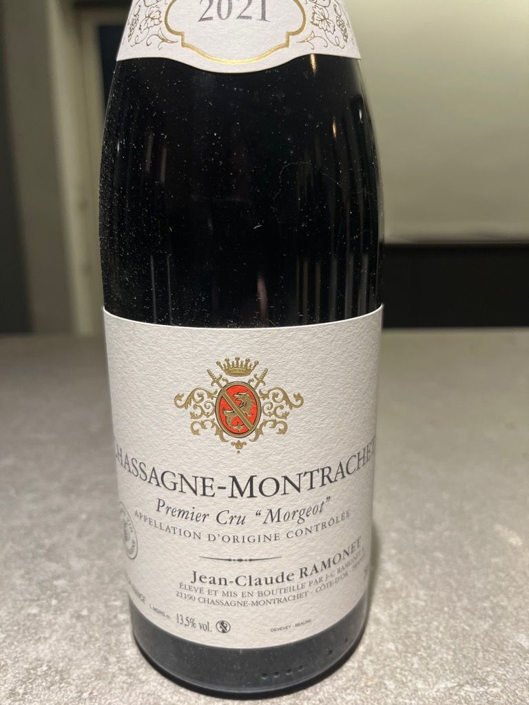 2020 Jean-Claude Ramonet Chassagne-Montrachet 1er Cru Morgeot