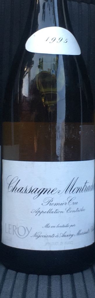 ワイン Puligny-Montrachet (Maison Leroy) 1992 1992 Maison Leroy Puligny-Montrachet 1er Cru - CellarTracker