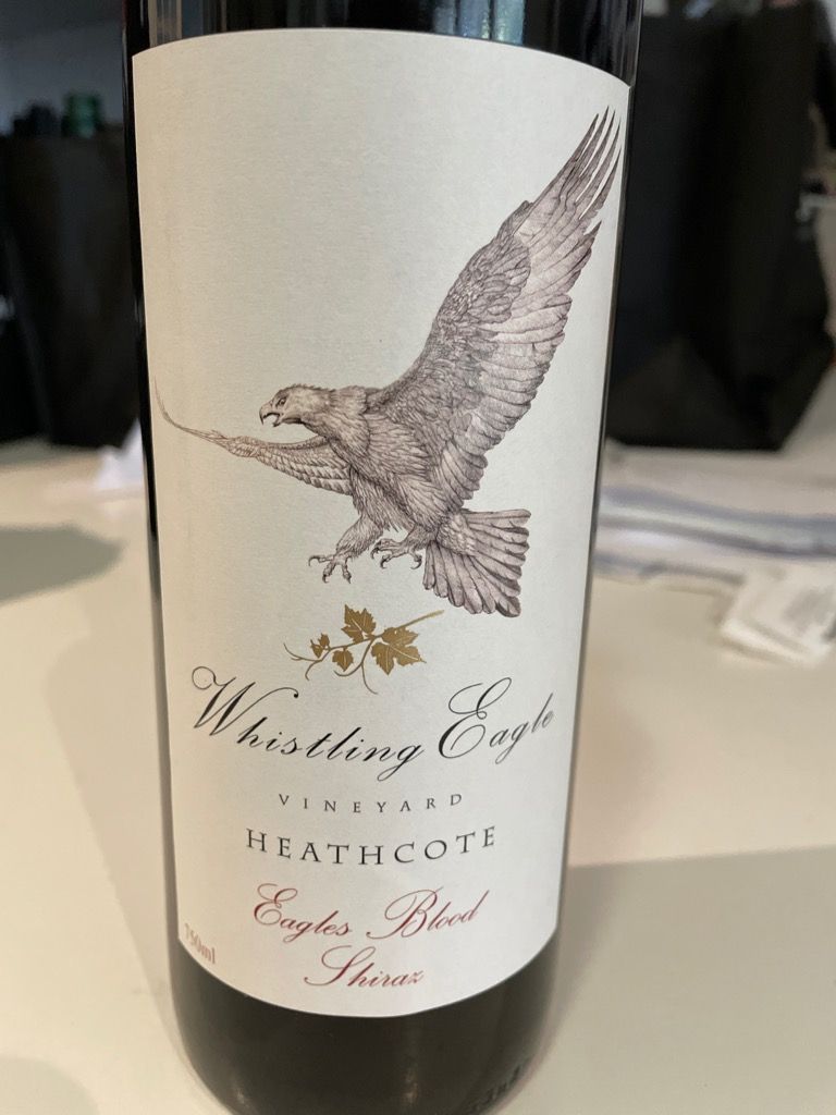 2001 Whistling Eagle Shiraz Eagle's Blood, Australia, Victoria, Central