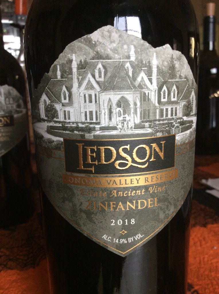 2018 Ledson Zinfandel Estate Ancient Vine Sonoma Valley, USA