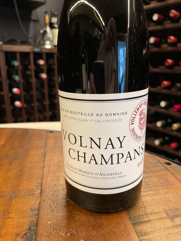ワイン Volnay-Champans 2018 Premier Cru 2018 Domaine Marquis d'Angerville Volnay 1er Cru Champans