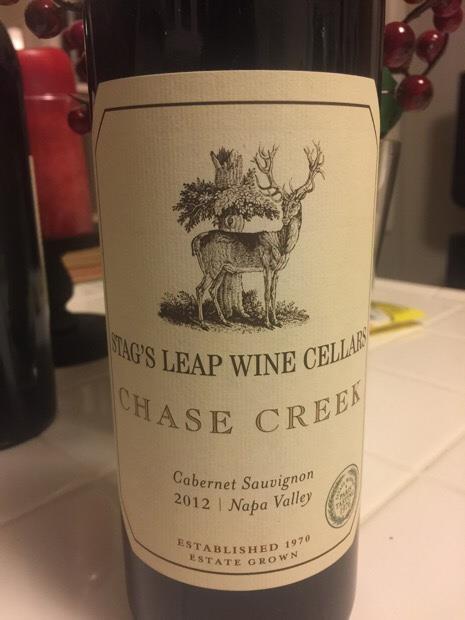 2012 Stag's Leap Wine Cellars Cabernet Sauvignon Chase Creek