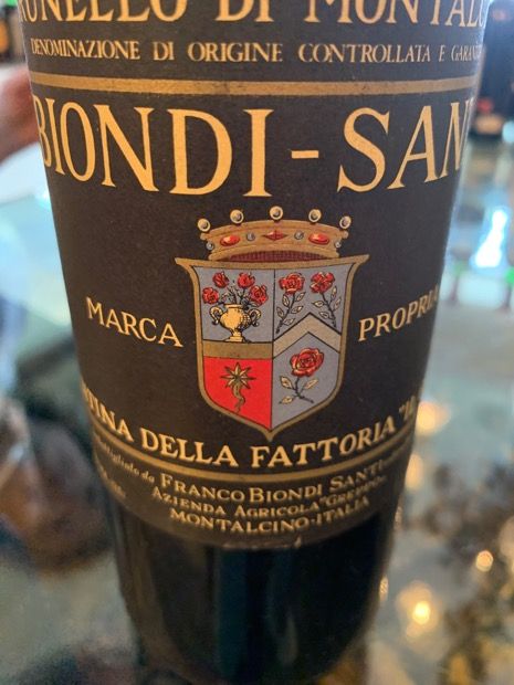 Brunello di Montalcino Biondi Santi Riserva 1990 0,75 lt.