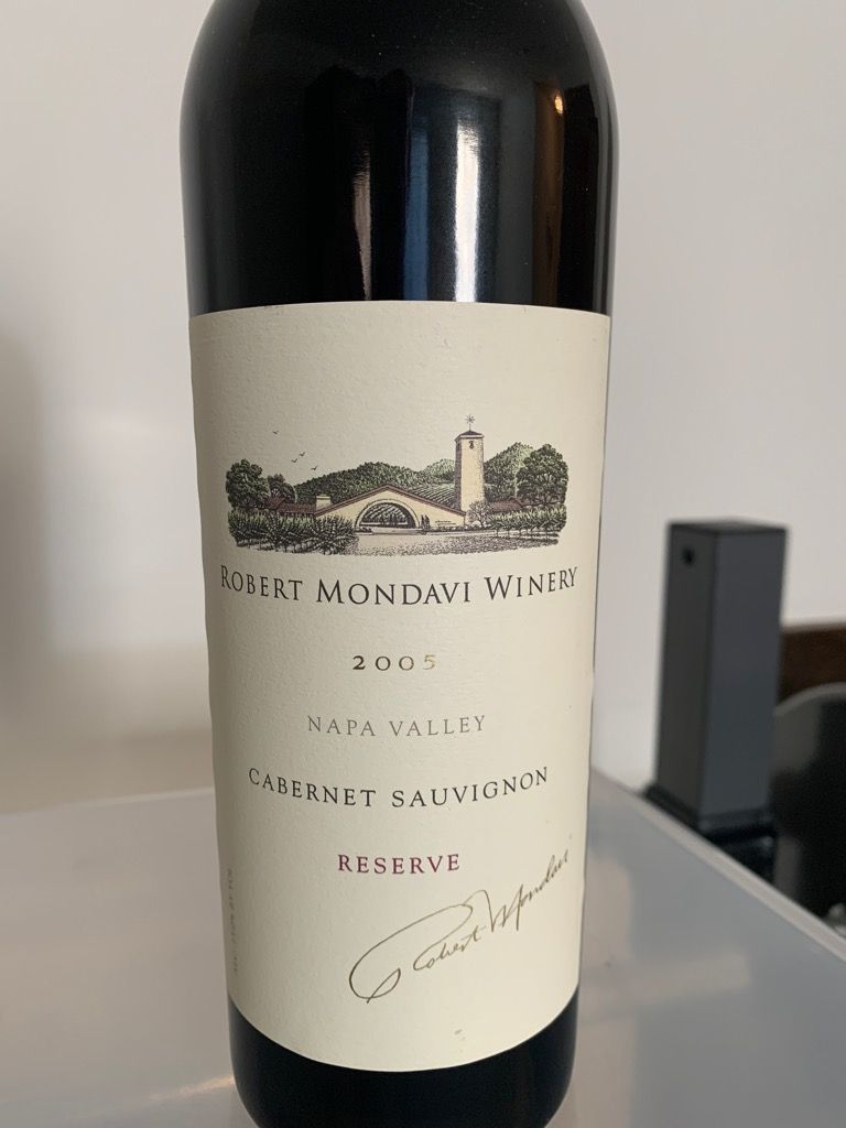 2005 Robert Mondavi Winery Cabernet Sauvignon Reserve, USA, California ...