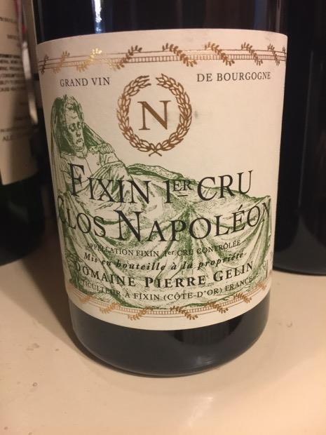 2015 Domaine Pierre Gelin Fixin 1er Cru Clos Napoleon - CellarTracker