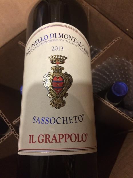 2013 Il Grappolo Brunello di Montalcino Sassocheto, Italy, Tuscany ...