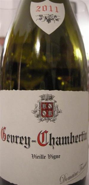 2010 Domaine Fourrier Gevrey-Chambertin Vieille Vigne 2010 Domaine Fourrier Gevrey-Chambertin Vieille Vigne