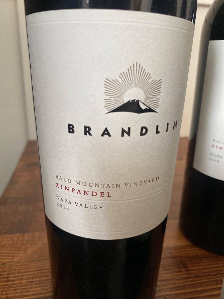 2018 Brandlin Zinfandel Bald Mountain Mt. Veeder, USA, California, Napa Valley, Mt. Veeder