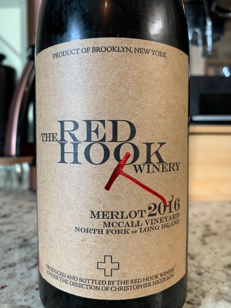 2016 The Red Hook Winery Merlot McCall Vineyard, USA, New York, Long