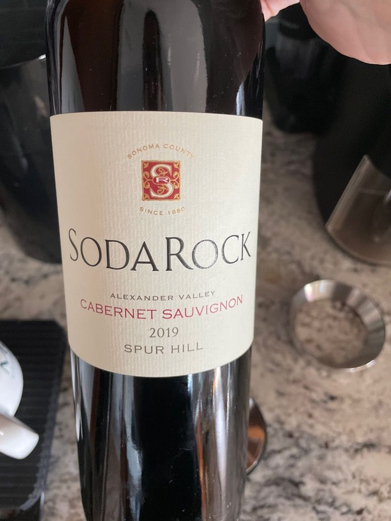 2021 Soda Rock Winery Cabernet Sauvignon Spur Hill Usa California