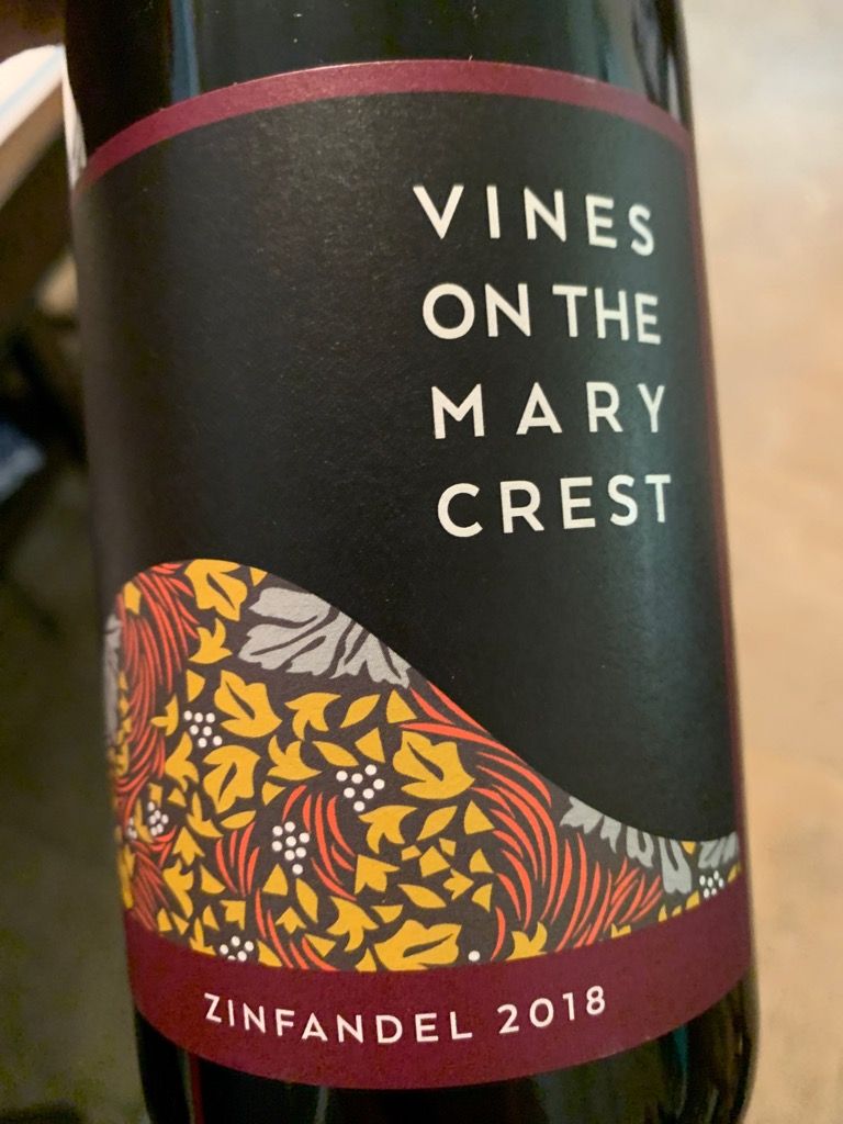 2018 Vines On The Marycrest Zinfandel, USA, California, Central Coast