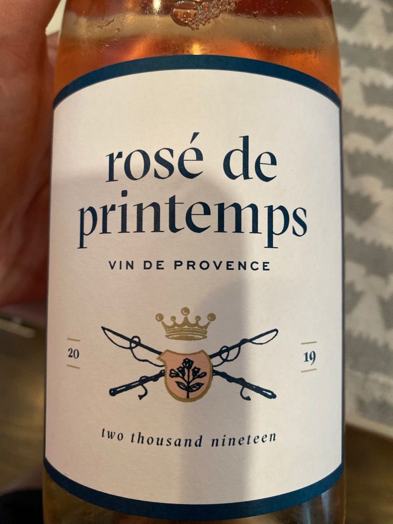 2019 Rose De Printemps Côtes De Provence Rosé France Provence Côtes De Provence Cellartracker 